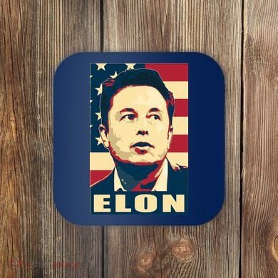 Elon Musk USA Retro Coaster