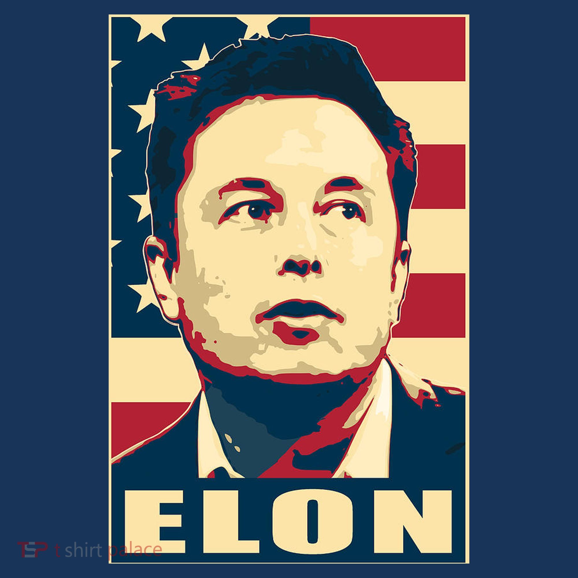 Elon Musk USA Retro Coaster