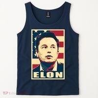 Elon Musk USA Retro Tank Top thumb 2
