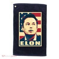 Elon Musk USA Retro Golf Towel thumb 0
