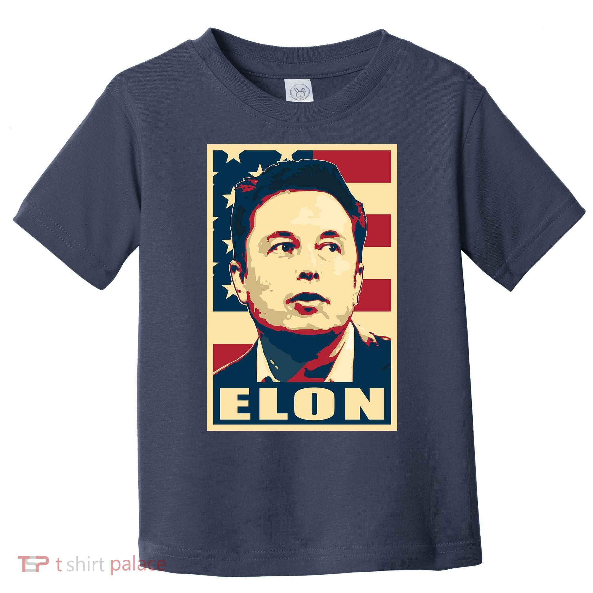 Elon Musk USA Retro Toddler T-Shirt