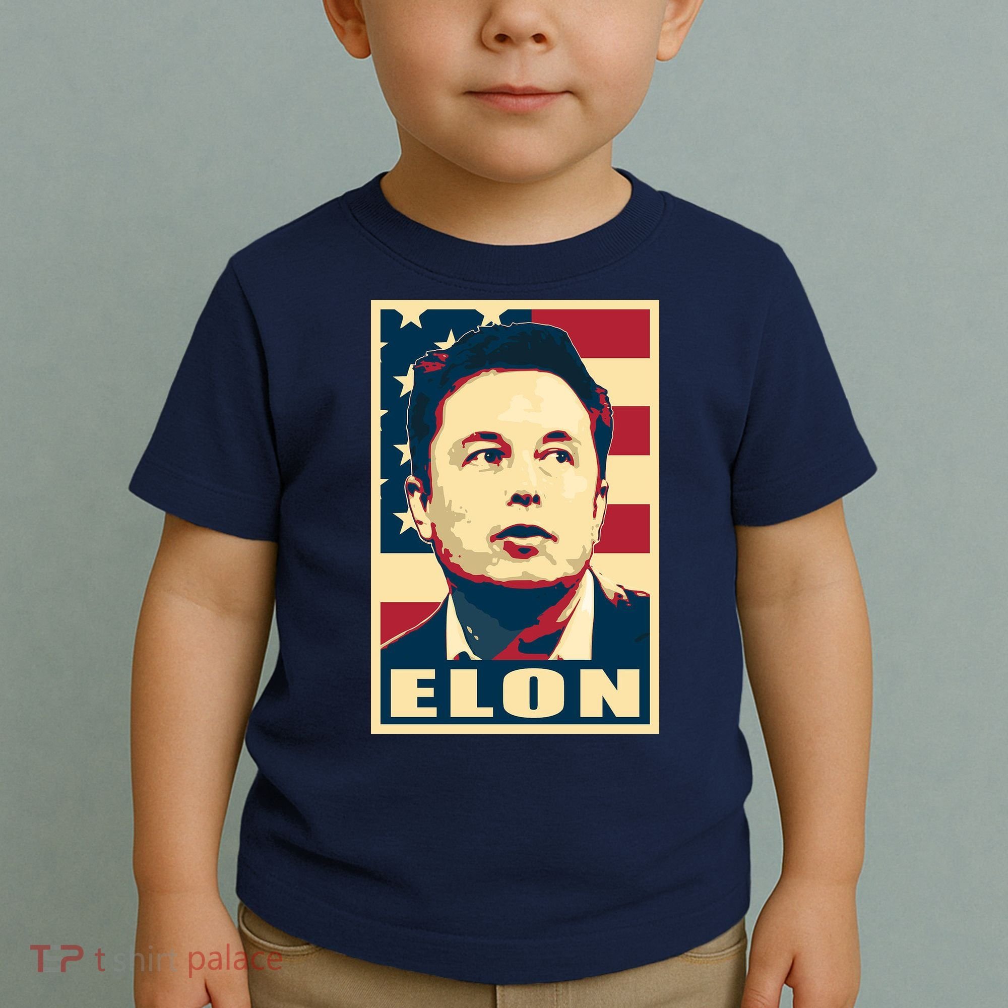 Elon Musk USA Retro Toddler T-Shirt