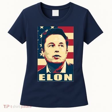 Elon Musk USA Retro Women's T-Shirt