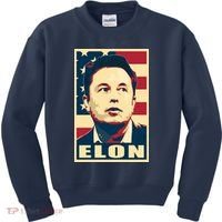 Elon Musk USA Retro Kids Sweatshirt thumb 0