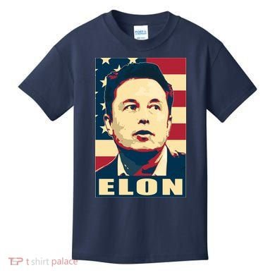 Elon Musk USA Retro Kids T-Shirt