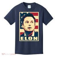 Elon Musk USA Retro Kids T-Shirt thumb 0