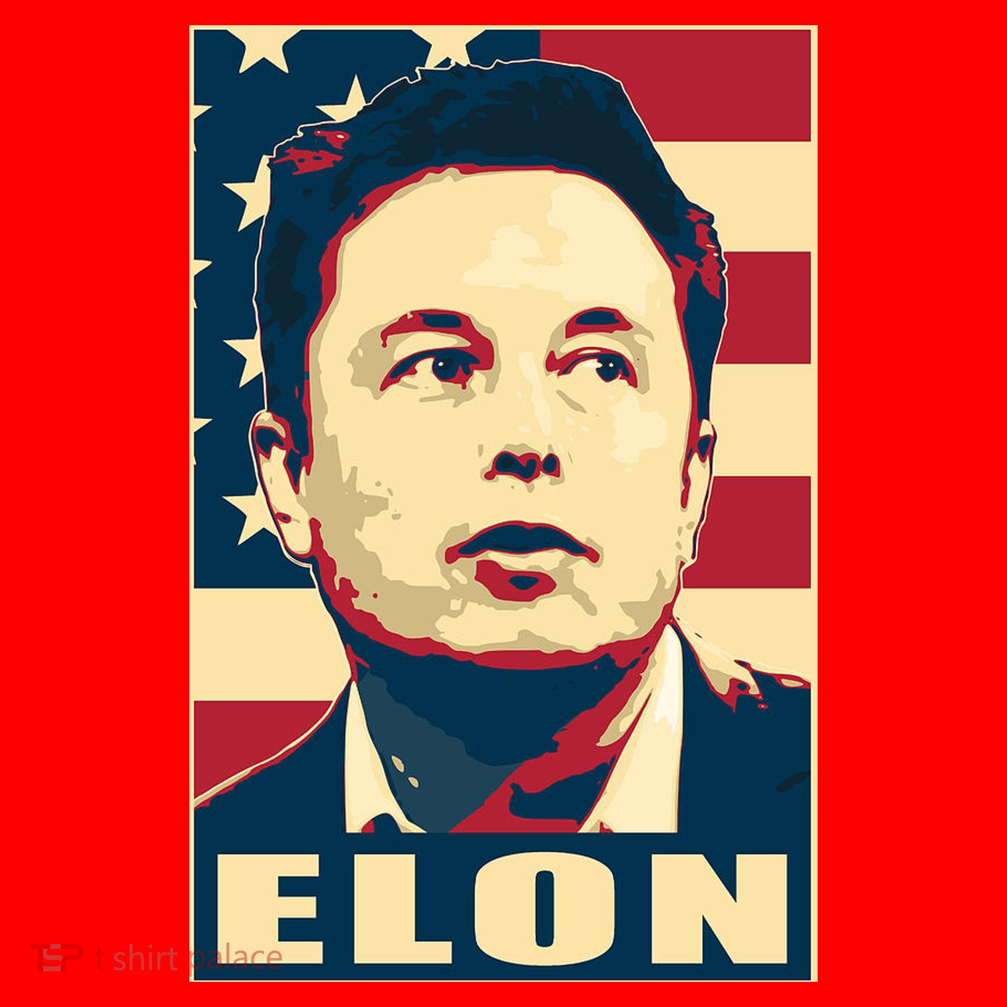 Elon Musk USA Retro Santa Hat