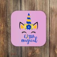 Extra Magical Unicorn Autism Awareness Coaster thumb 0