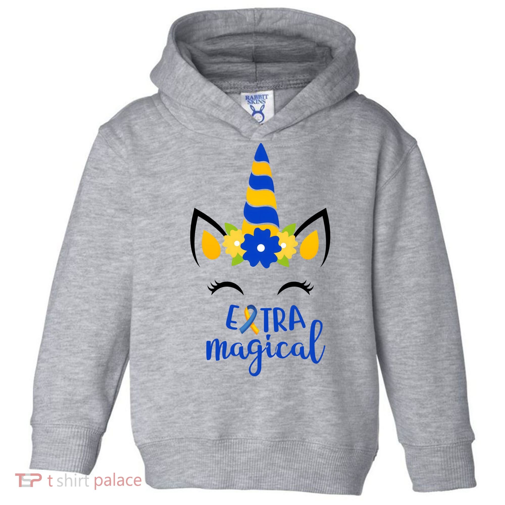 Extra Magical Unicorn Autism Awareness Toddler Hoodie