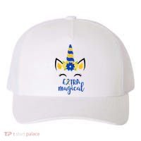 Extra Magical Unicorn Autism Awareness Yupoong Adult 5-Panel Trucker Hat thumb 0
