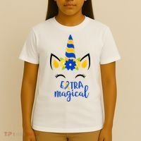 Extra Magical Unicorn Autism Awareness T-Shirt thumb 4