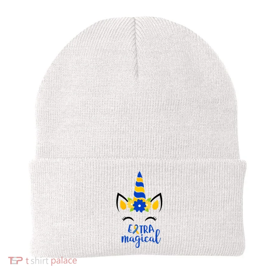 Extra Magical Unicorn Autism Awareness Beanie