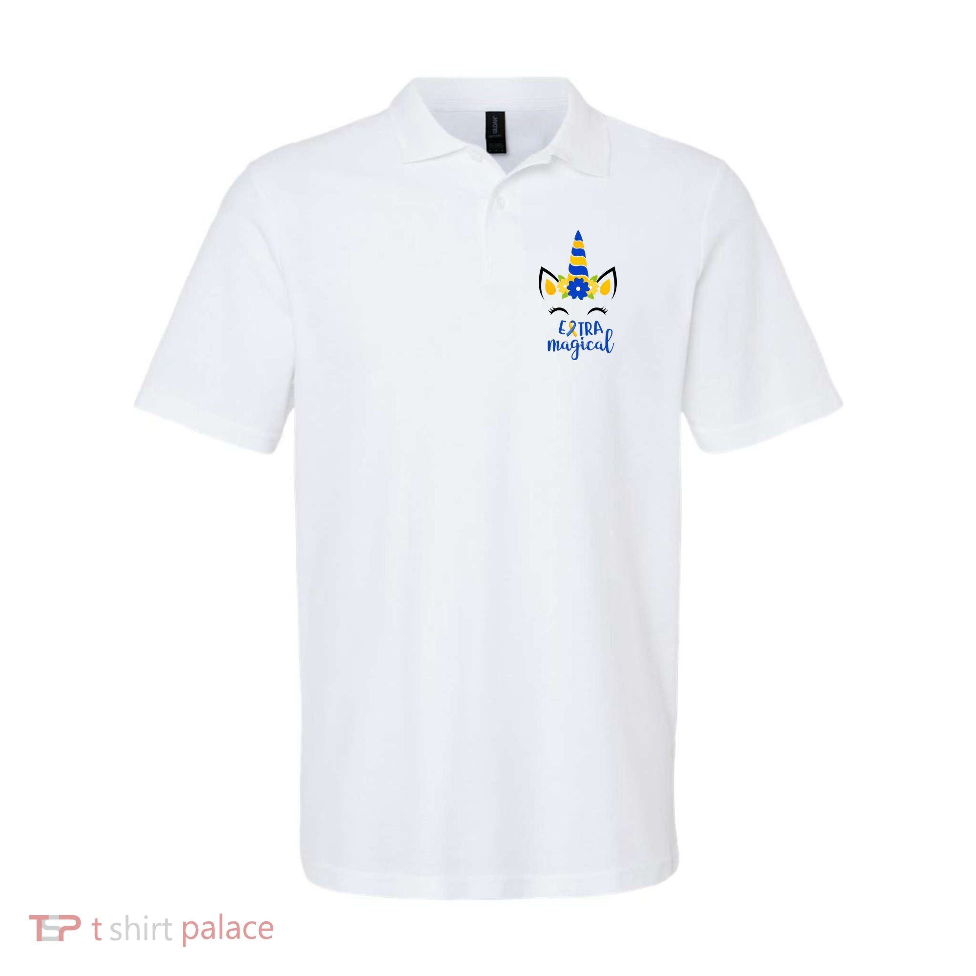 Extra Magical Unicorn Autism Awareness Polo