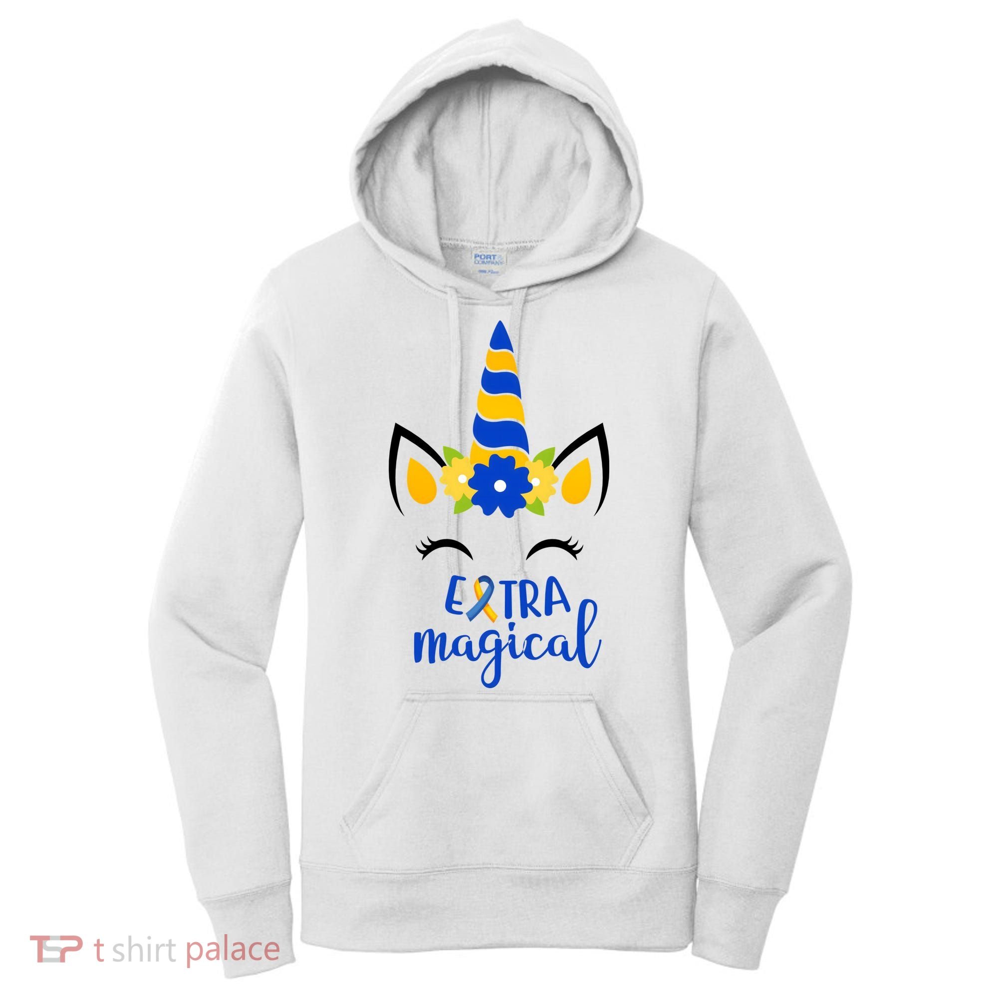 Extra Magical Unicorn Autism Awareness Women's Hoodie
