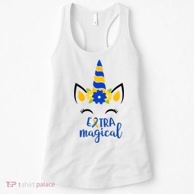 Extra Magical Unicorn Autism Awareness Women's Tank Top