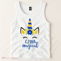 Extra Magical Unicorn Autism Awareness Tank Top thumb 2