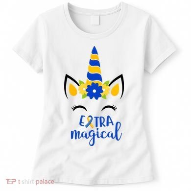 Extra Magical Unicorn Autism Awareness Women's T-Shirt