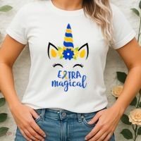 Extra Magical Unicorn Autism Awareness Women's T-Shirt thumb 2