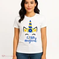 Extra Magical Unicorn Autism Awareness Women's T-Shirt thumb 4