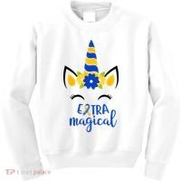Extra Magical Unicorn Autism Awareness Kids Sweatshirt thumb 0