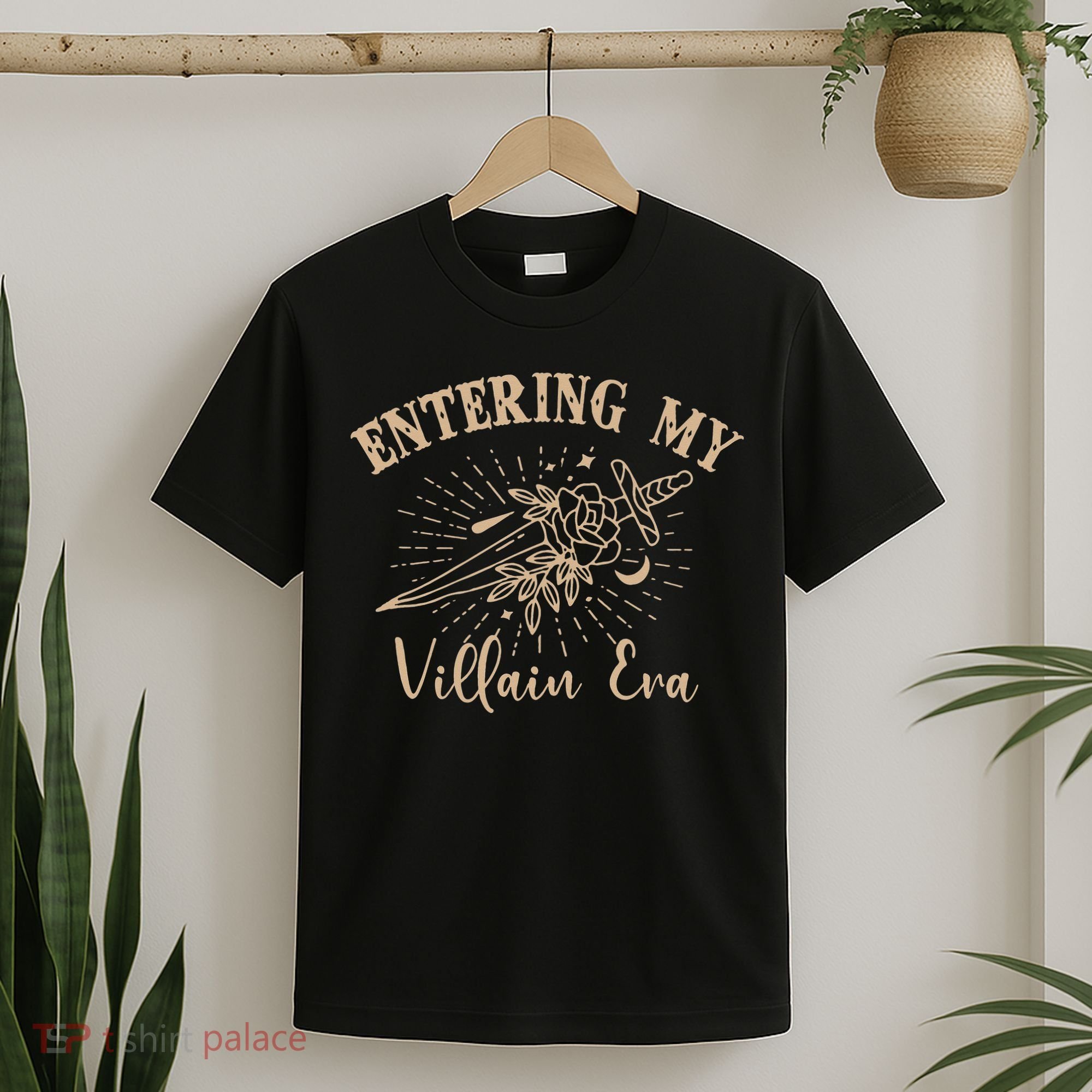 Entering My Villain Era Feminist Book Lover Female Character T-Shirt