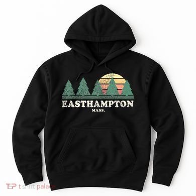 Easthampton Ma Vintage Throwback Retro 70s Design Hoodie