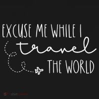 Excuse Me While I Travel The World! Funny Christmas Costume Meaningful Gift Bucket Hat thumb 4