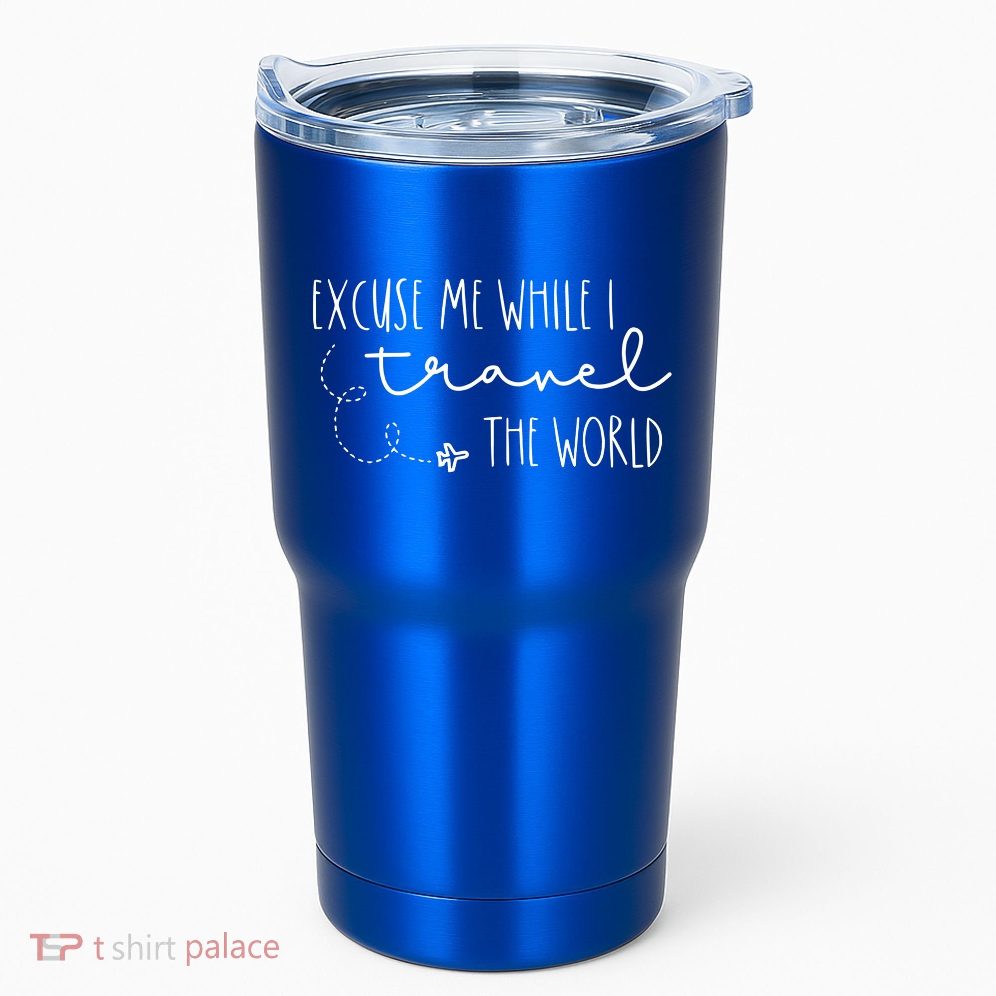 Excuse Me While I Travel The World! Funny Christmas Costume Meaningful Gift Tumbler
