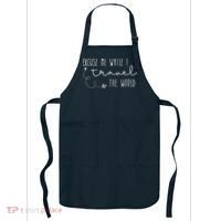Excuse Me While I Travel The World Apron thumb 0