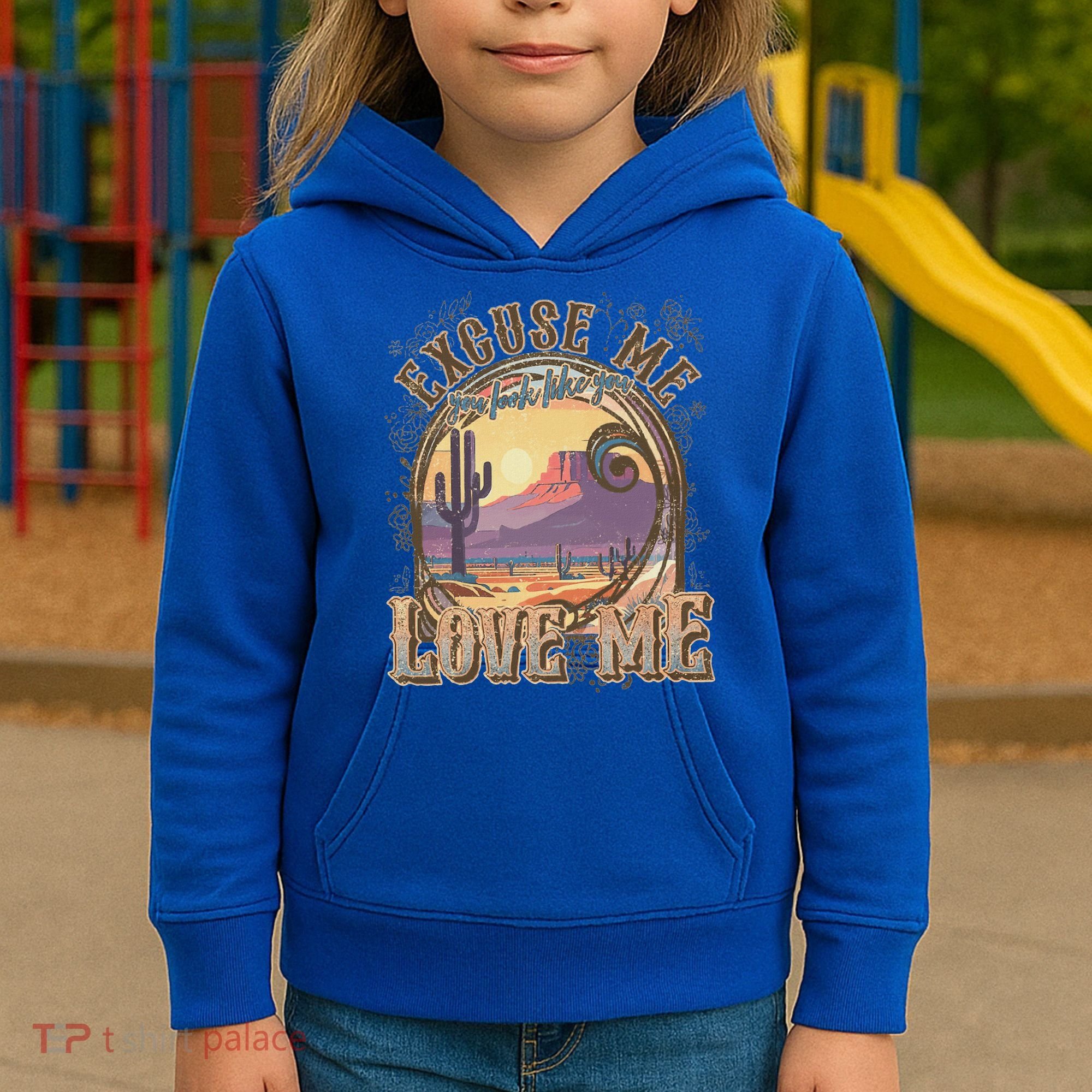 Excuse Me You Look Like You Love Me Kids Hoodie