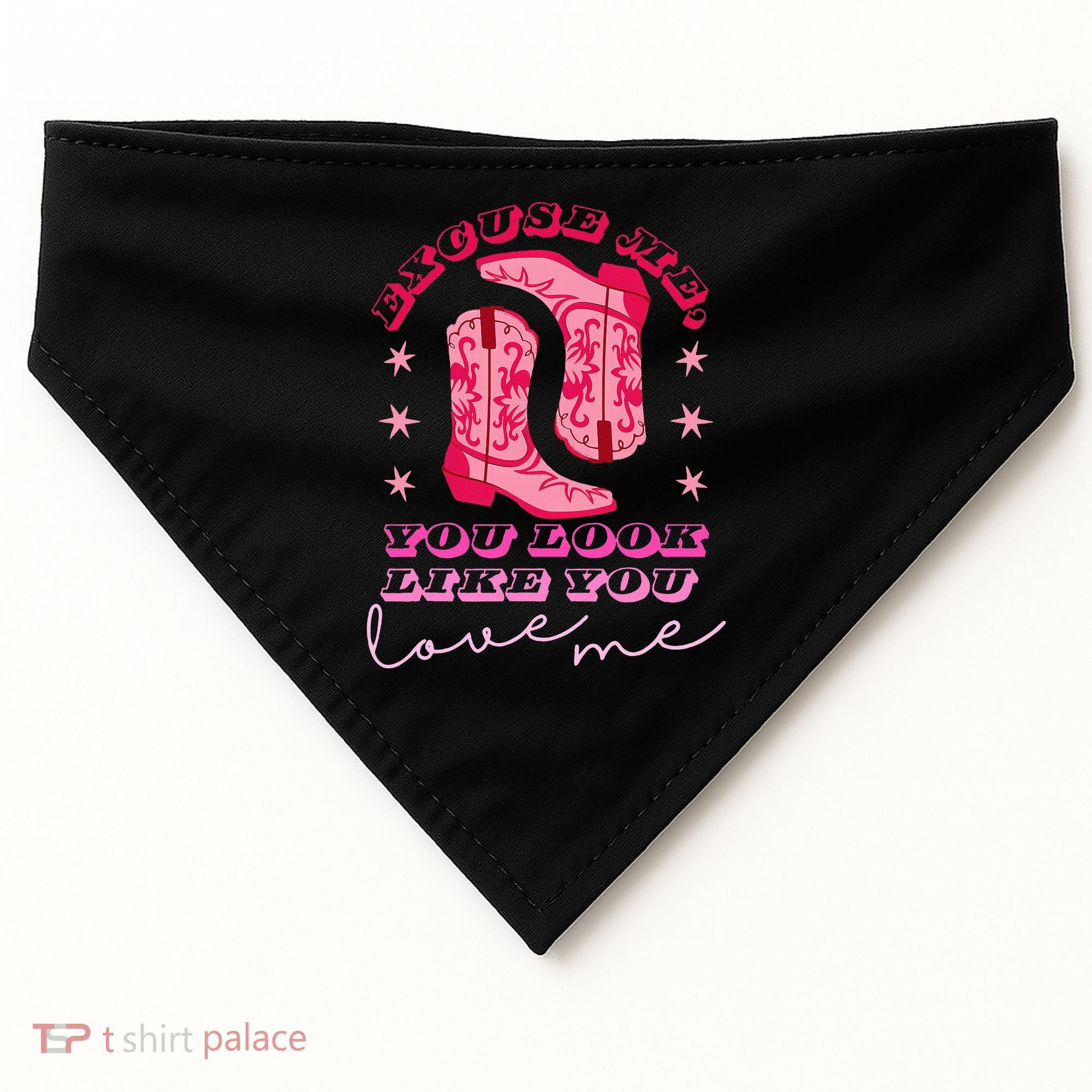 Excuse Me You Look Like You Love Me USA-Made Doggie Bandana