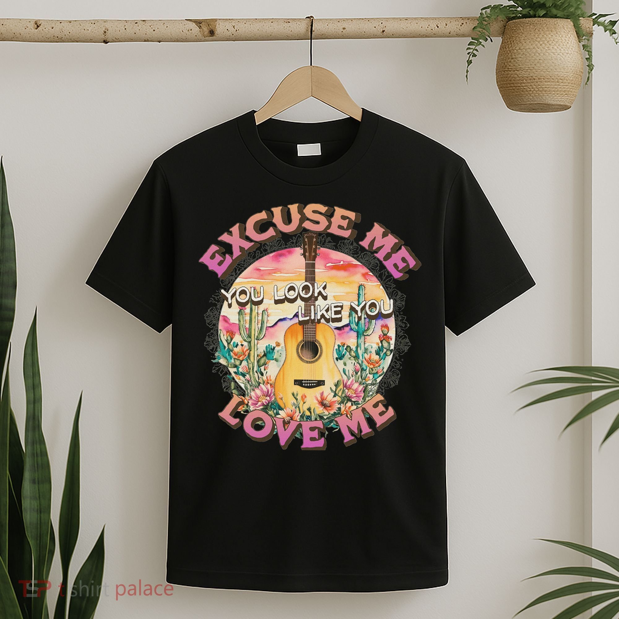 Excuse Me You Look Like You Love Me Retro Western Desert T-Shirt