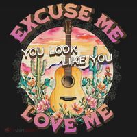 Excuse Me You Look Like You Love Me Retro Western Desert Women's Tank Top thumb 5