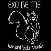 Excuse Me Your Bird Feeder Is Empty USA-Made Doggie Bandana thumb 2