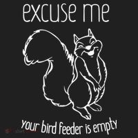 Excuse Me Your Bird Feeder Is Empty Golf Towel thumb 3