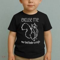 Excuse Me Your Bird Feeder Is Empty Toddler T-Shirt thumb 2