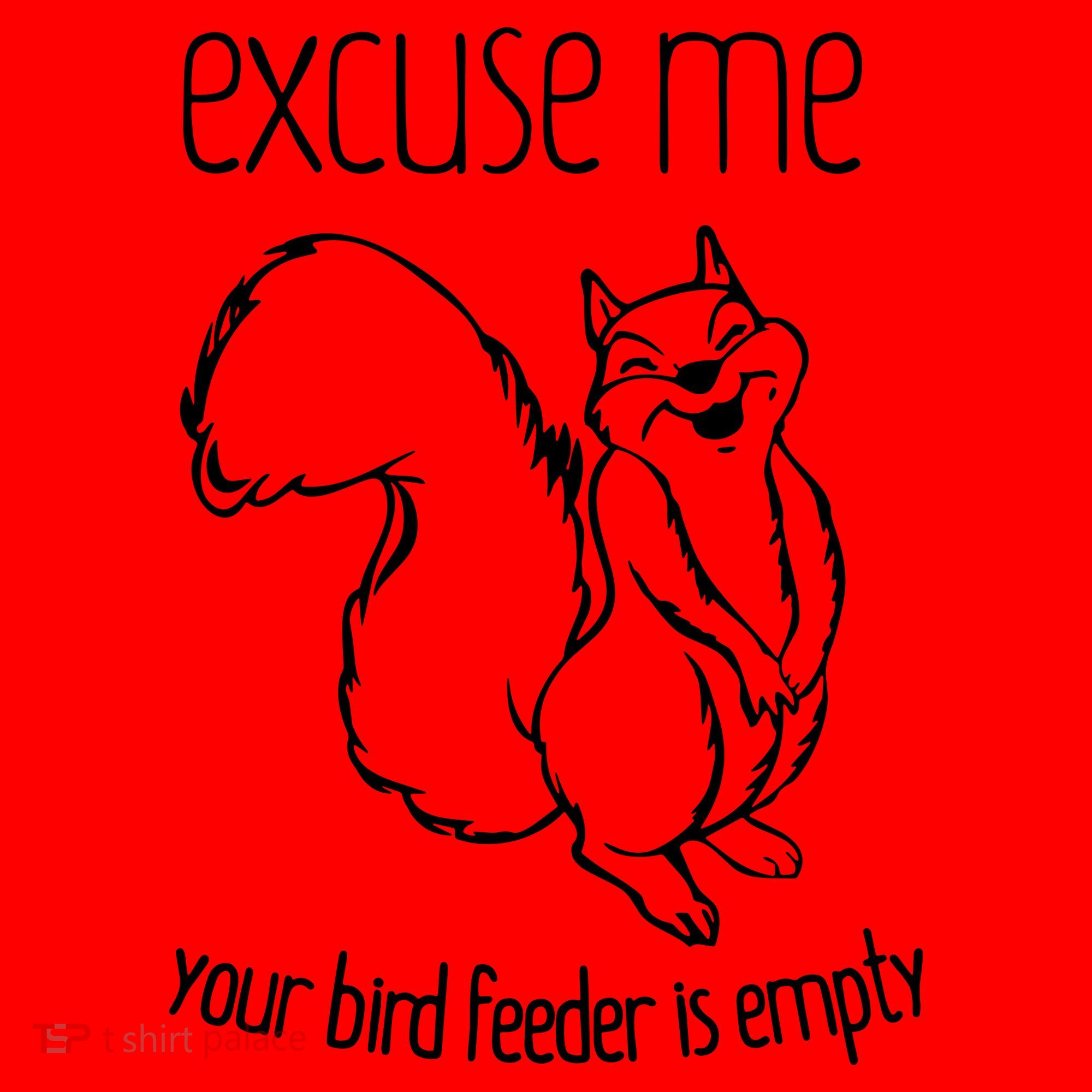 Excuse Me Your Bird Feeder Is Empty Santa Hat