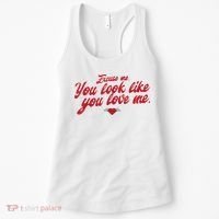 Excuse Me You Look Like You Love Me Funny Valentine’S Day Women's Tank Top thumb 0
