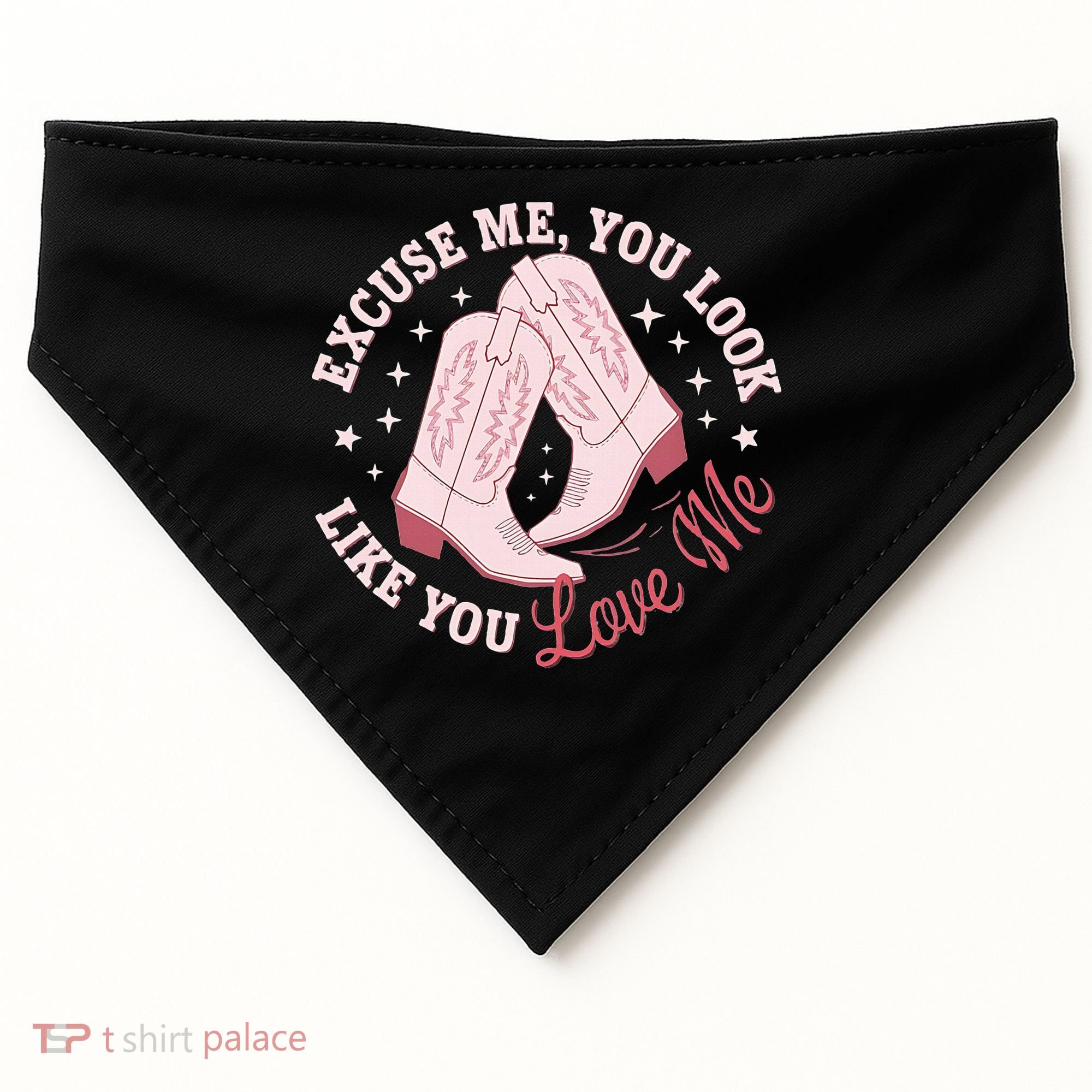Excuse Me You Look Like You Love Me USA-Made Doggie Bandana