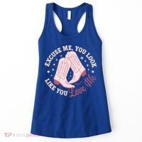 Excuse Me You Look Like You Love Me Women's Tank Top thumb 0