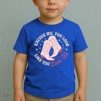 Excuse Me You Look Like You Love Me Toddler T-Shirt thumb 2