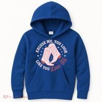 Excuse Me You Look Like You Love Me Kids Hoodie thumb 0