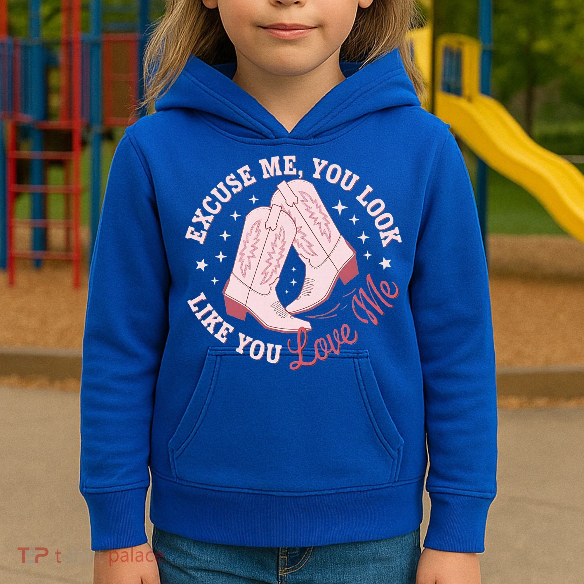 Excuse Me You Look Like You Love Me Kids Hoodie