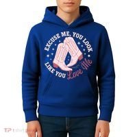 Excuse Me You Look Like You Love Me Kids Hoodie thumb 4