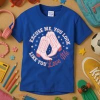 Excuse Me You Look Like You Love Me Kids T-Shirt thumb 3