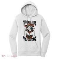 Excuse Me You Look Like Your Love Me Cowgirl Western Women's Hoodie thumb 0