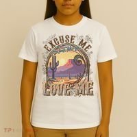 Excuse Me You Look Like You Love Me Funny Desert Western T-Shirt thumb 4