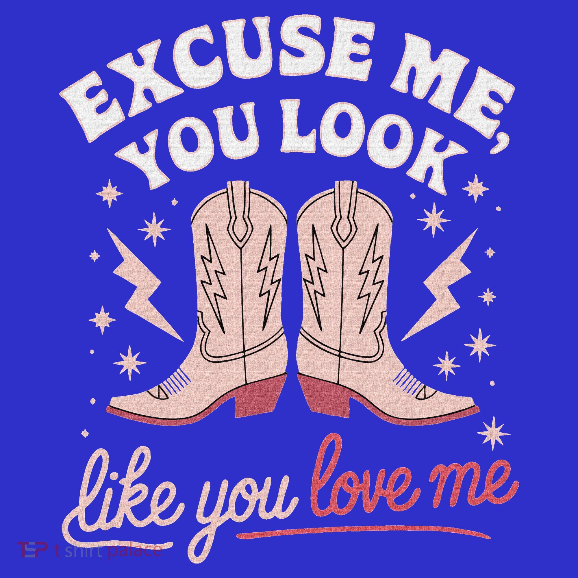 Excuse Me You Look Like You Love Me Western Mousepad