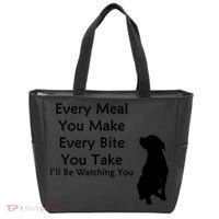 Every Meal You Make Every Bite You Take Watching You Dog Tote Bag thumb 0