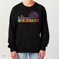 Embrace Neurodiversity Autism Awareness Month Women's Sweatshirt thumb 0